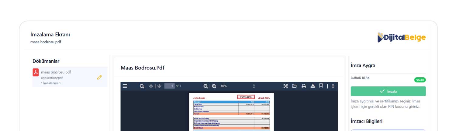 Sümen pdf imzalama adım 2